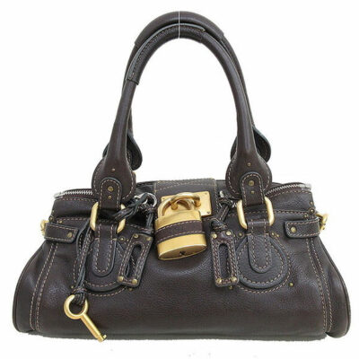 Chloe Paddington Tote Bag Leather Brown